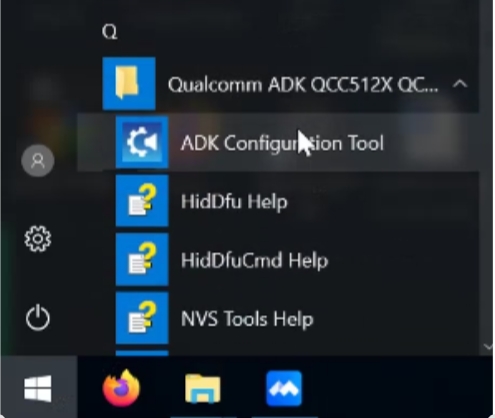ADK app in the Windows Start menu