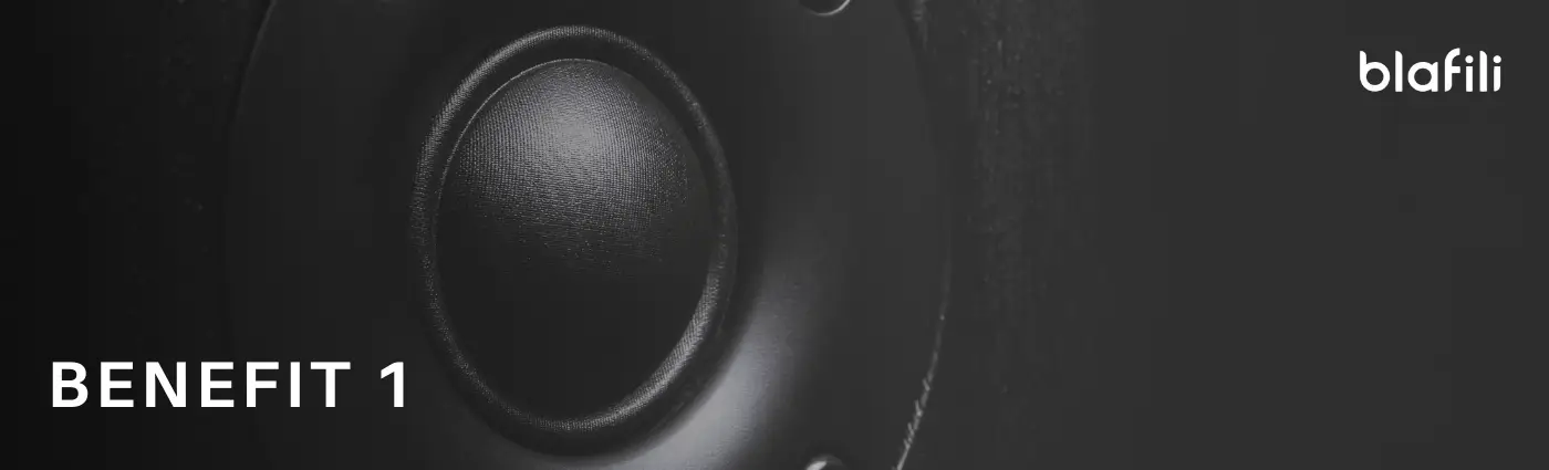 Benefit 1 Enhanced Audio Quality for Streaming and Calls