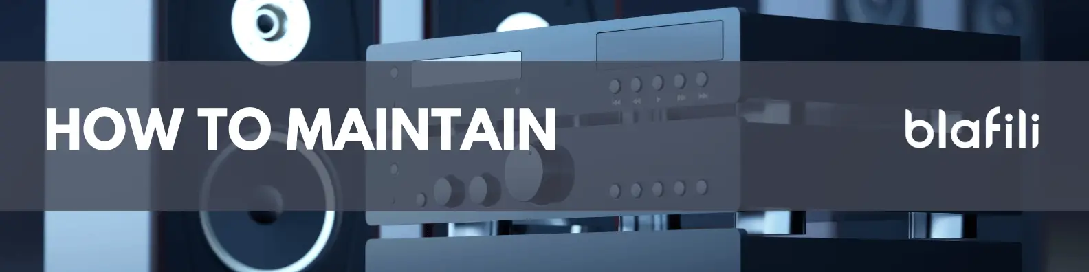 How to maintain Your Old Home Speakerdriver