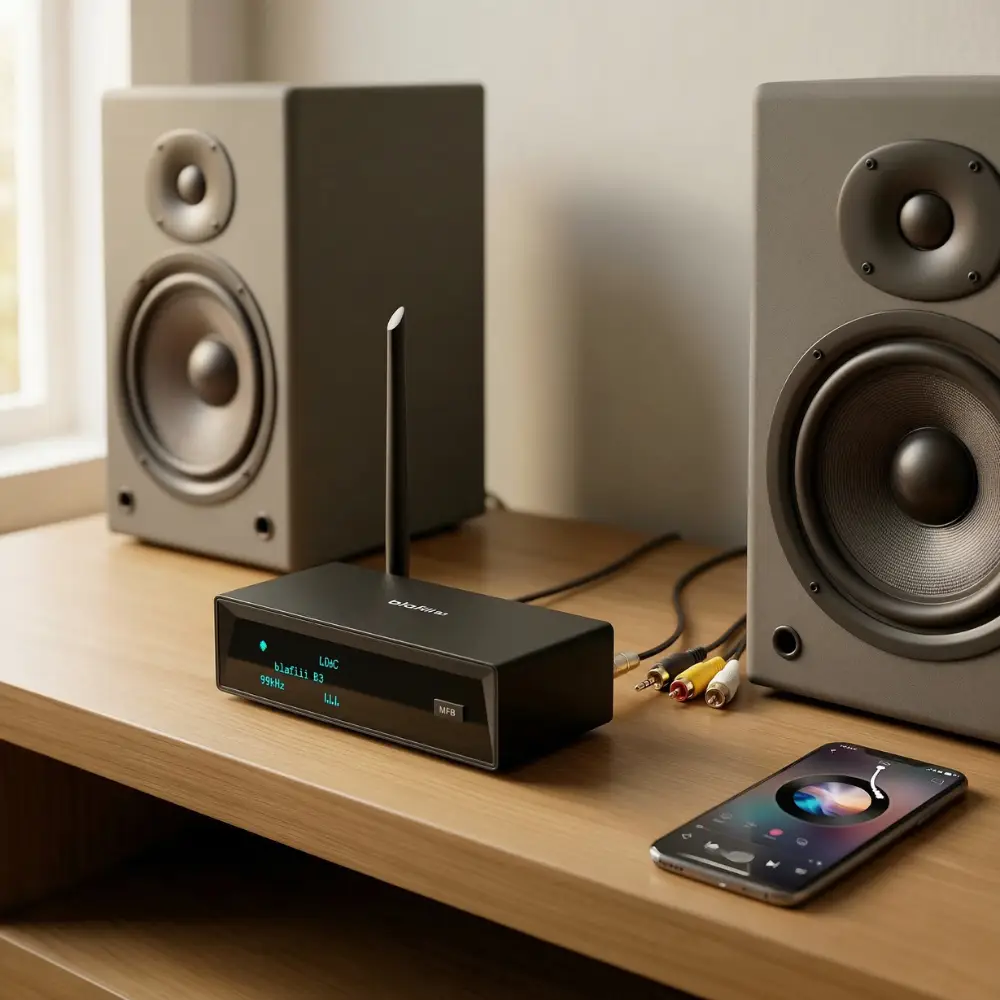 Bluetooth Speaker Connector with Vintage Speakers
