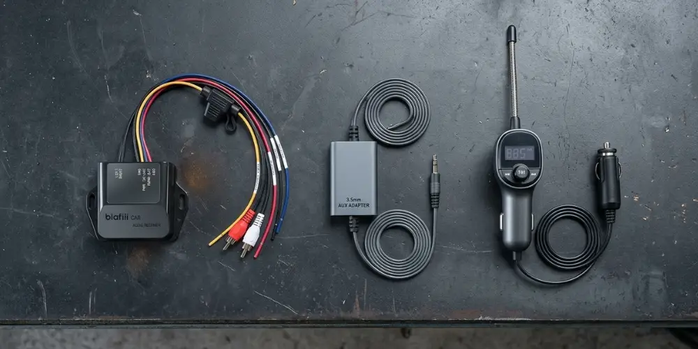 Receiver vs Adapter vs FM Transmitter
